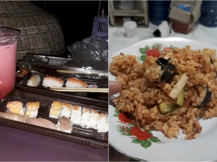 Gak Doyan Sushi, Netizen Ini Ubah Jadi Nasi Goreng, Ada Sentuhan Kearifan Lokal