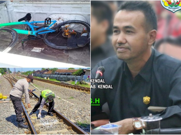 Mengenaskan Tubuh Anggota DPRD Kendal Muhammad Thohir Ditabrak Kereta Api saat Gowes
