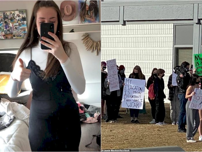 Siswi SMA Ini Dipulangkan dari Sekolah karena Pakaiannya Bikin Guru Pria Pikir Macam-macam