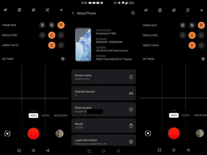 Spesifikasi OnePlus 9 Pro Terungkap Melalui Bocoran Screenshot UI Baru