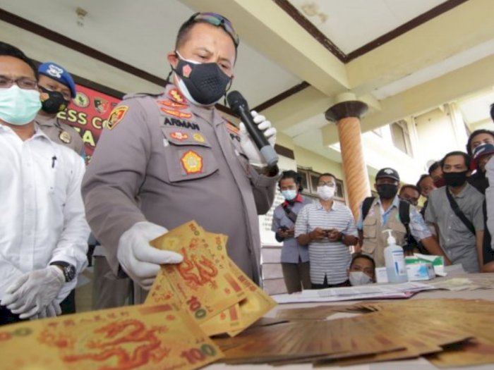 Sindikat Uang Palsu Terbongkar, Polisi Amankan 10 Orang dan Uang Palsu Rp4,5 Triliun