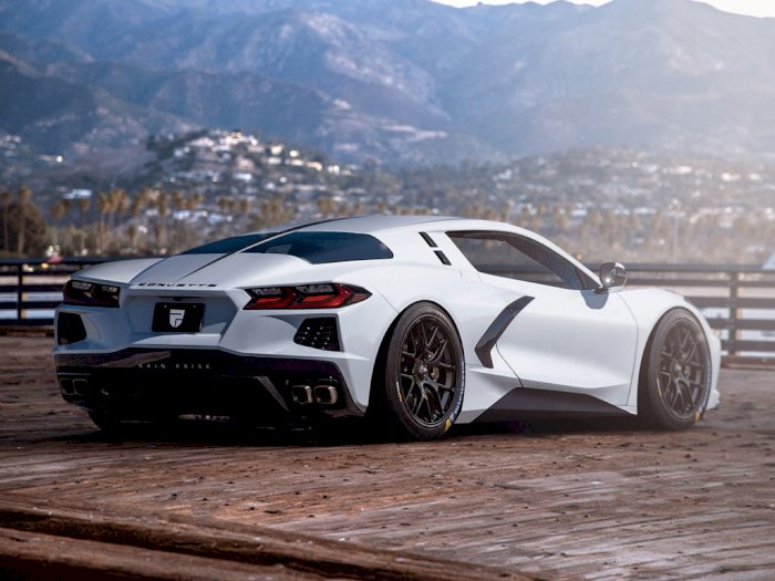 Melihat Tampilan Mobil Corvette C8 dengan Desain Bodi Lebih Futuristik