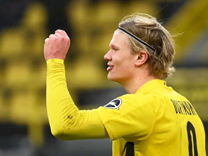 Maaf Nih, Dortmund Tak Akan Jual Haaland ke Klub Lain