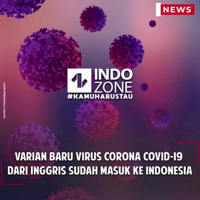Varian Baru Virus Corona Covid-19 dari Inggris Sudah Masuk ke Indonesia