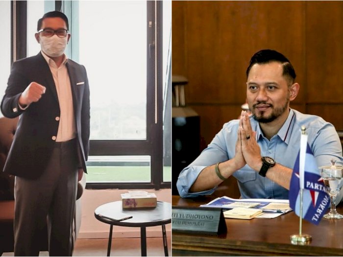 Ridwan Kamil Kaget Terseret Kisruh Partai Demokrat, Digadang Jadi Ketum Gusur AHY