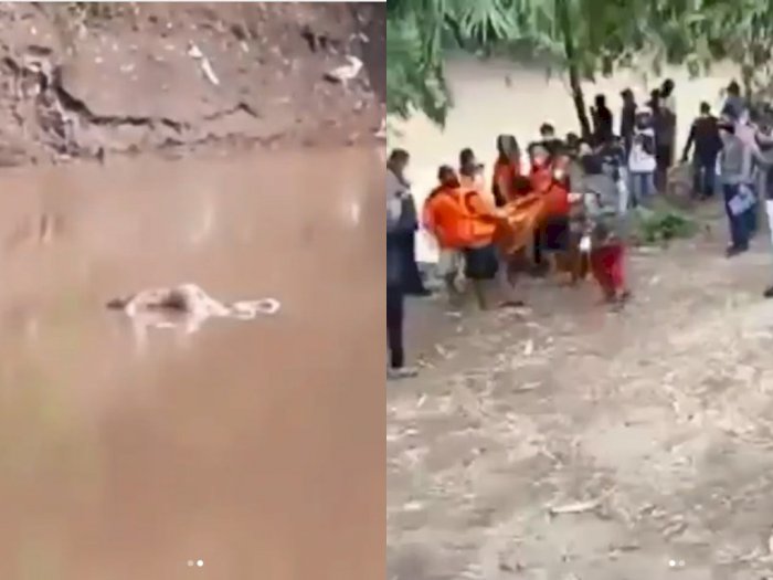Geger, Warga Temukan Mayat Mengapung di Aliran Sungai Ngawi, Sekujur Tubuh Membengkak
