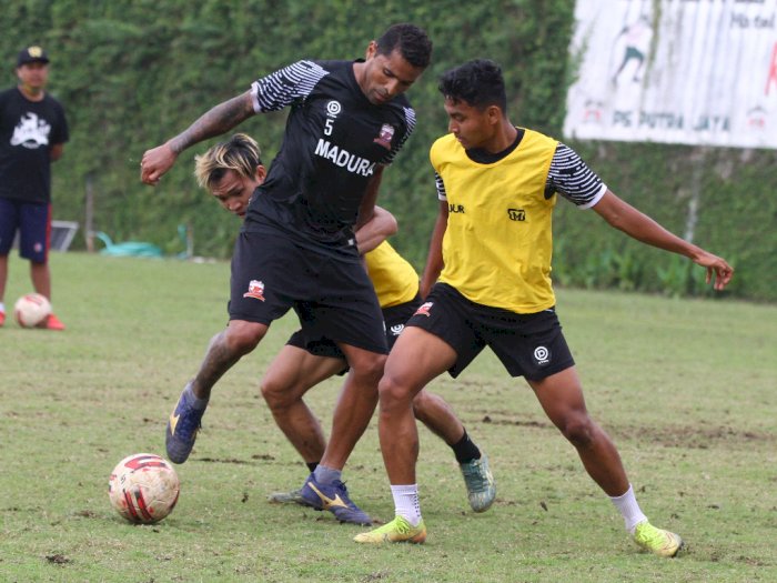 FOTO: Pemusatan Latihan Madura United Jelang Piala Menpora