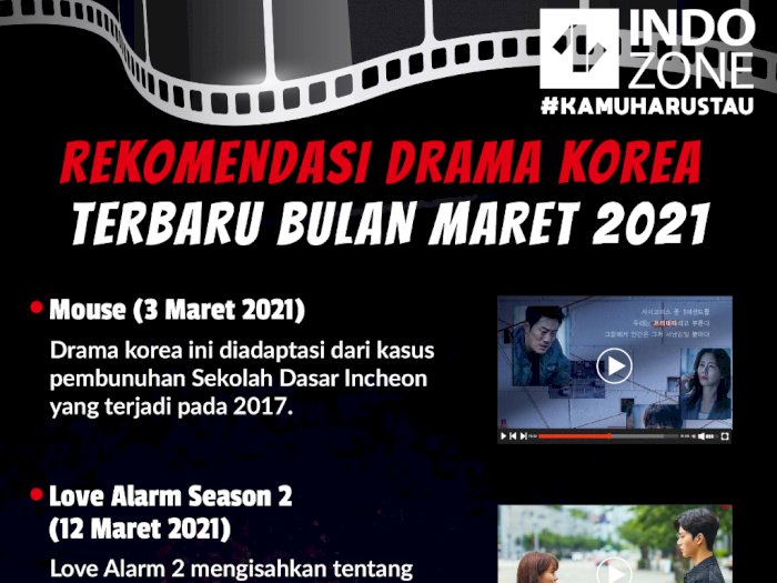 Rekomendasi Drama Korea Terbaru Bulan Maret 2021