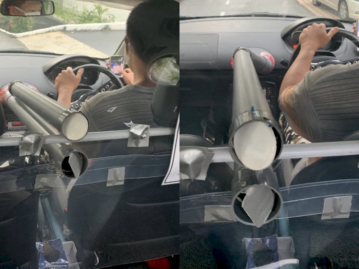 Driver Ini Buat Penerapan Prokes di Mobil Agar Hindari Corona, Cuma Lindungi Diri Sendiri