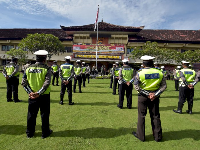 FOTO: Apel Kesiapan Pengamanan Hari Raya di Bali