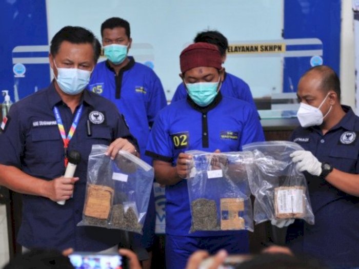 Paket 396 Kilogram Ganja Aceh Dicampur dengan Bercampur Kopi Gagal Beredar di Mataram 