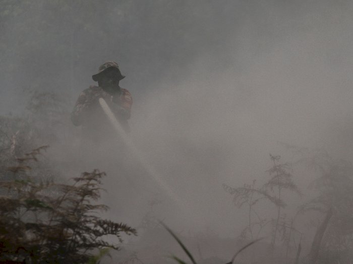 FOTO: Upaya Pemadaman Karhutla Riau