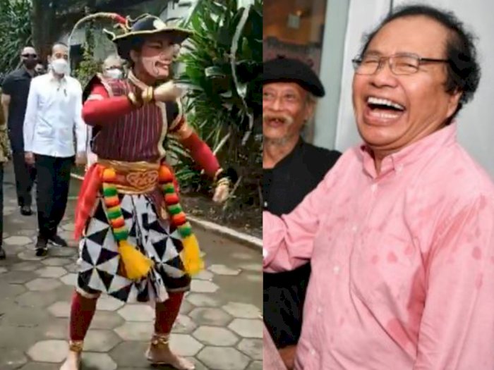 Jokowi Disambut Tarian Petruk Hidung Panjang, Sindiran Rizal Ramli: Sudah Jelas Arahnya