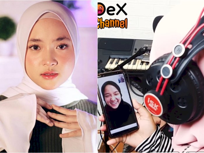 Nissa Sabyan Muncul Usai Dituding Pelakor, Wajahnya Sumringah saat Video Call Sama Fans