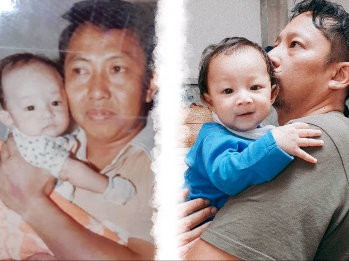 Potret Anak Kedua Sabai Morscheck Plek-Ketiplek sama Suami, Netizen: Reinkarnasi Baba