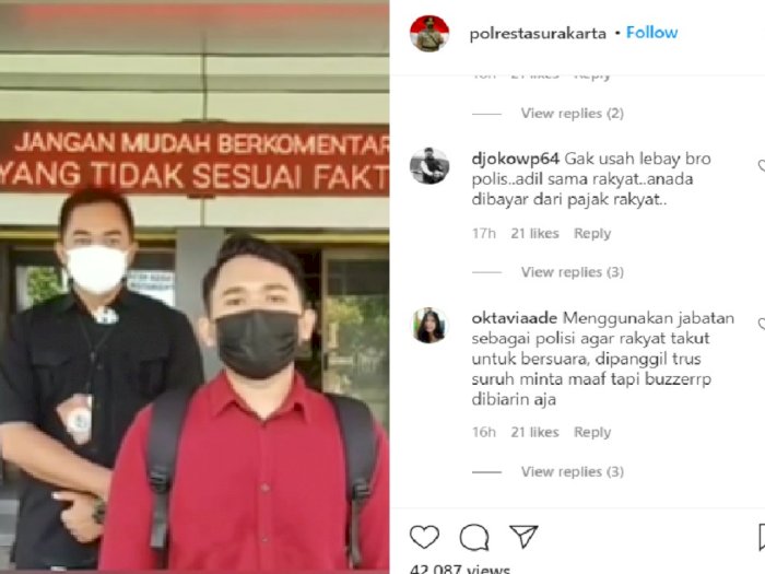 Pria Ejek Gibran di Medsos Harus Klarifikasi dan Minta Maaf, Netizen Sindir Polisi