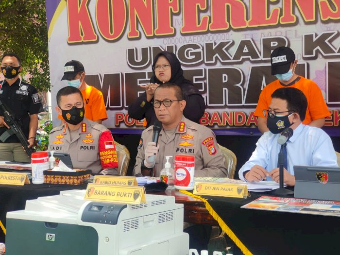 Polisi Amankan Sindikat Penjual Materai Palsu, Rugikan Negara hingga Rp37 Miliar