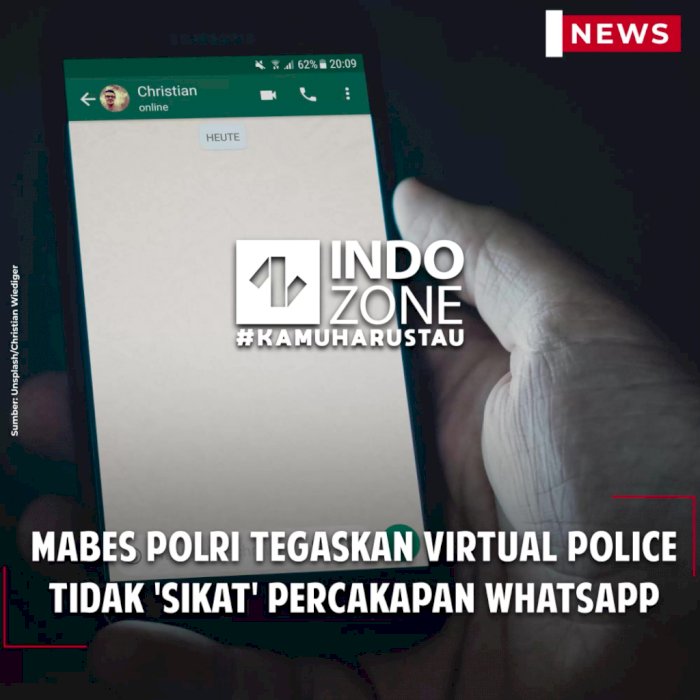 Mabes Polri Tegaskan Virtual Police Tidak 'Sikat' Percakapan WhatsApp