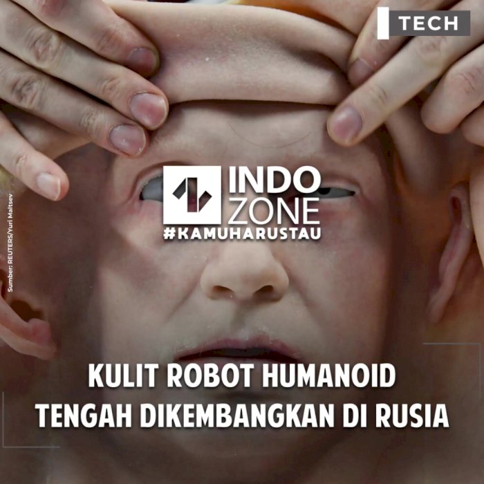 Kulit Robot Humanoid Tengah Dikembangkan di Rusia