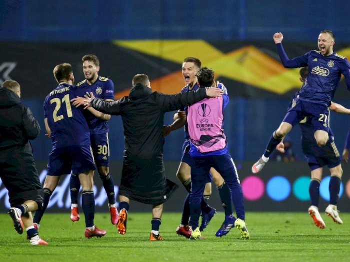 FOTO: Liga Europa, Dinamo Zagreb Bantai Tottenham 3-0
