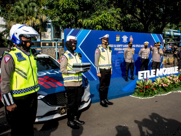 FOTO: Peluncuran ETLE Mobile di Polda Metro Jaya
