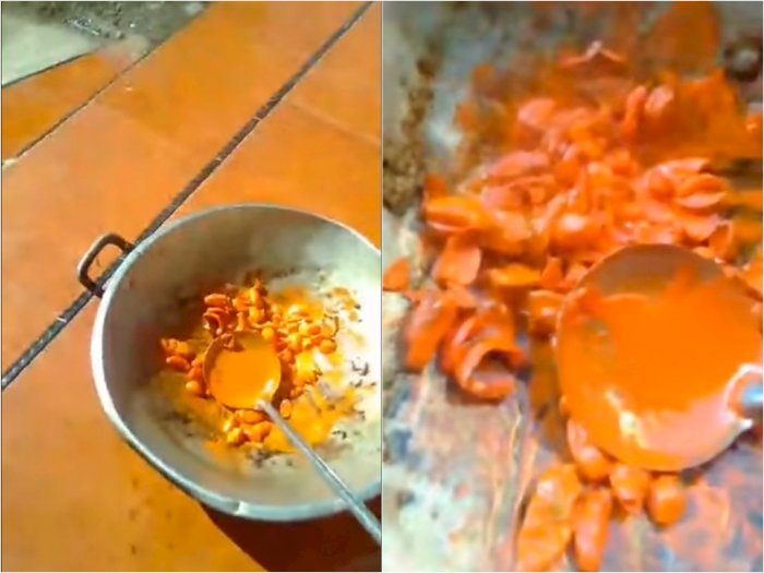 Astaga! Cabai Rawit Dicat Oknum Pedagang di Banyuwangi, Catnya Luntur saat Dimasak