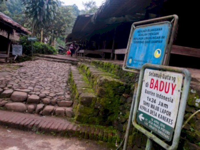 Pemukiman Kawasan Suku Baduy di Lebak Banten Dilaporkan Sepi  Wisatawan