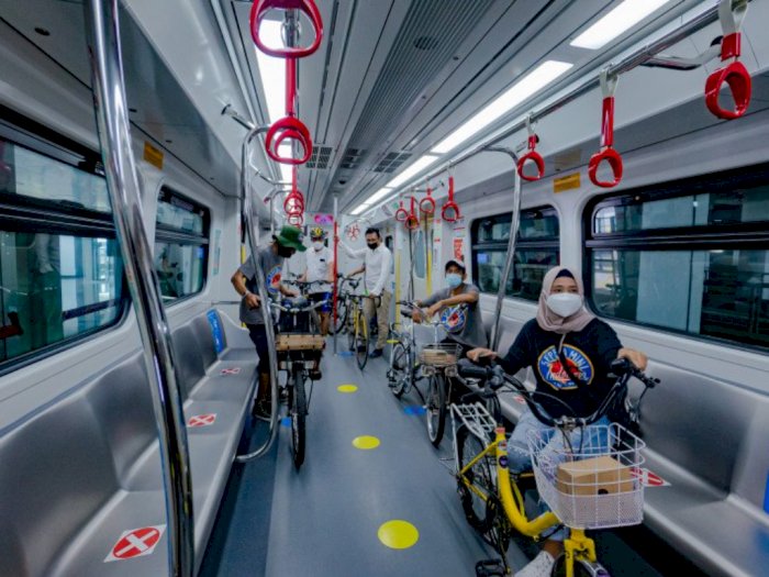  Mulai Rabu Ini, Sepeda Non-Lipat Bisa masuk ke LRT Jakarta