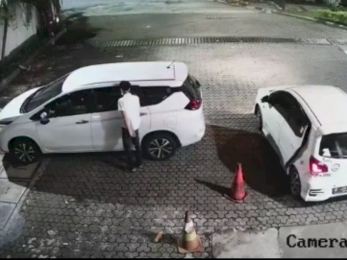 Viral! Pencurian Barang Dalam Mobil di Pom Bensin Jakbar, Pelaku Sudah Ditangkap