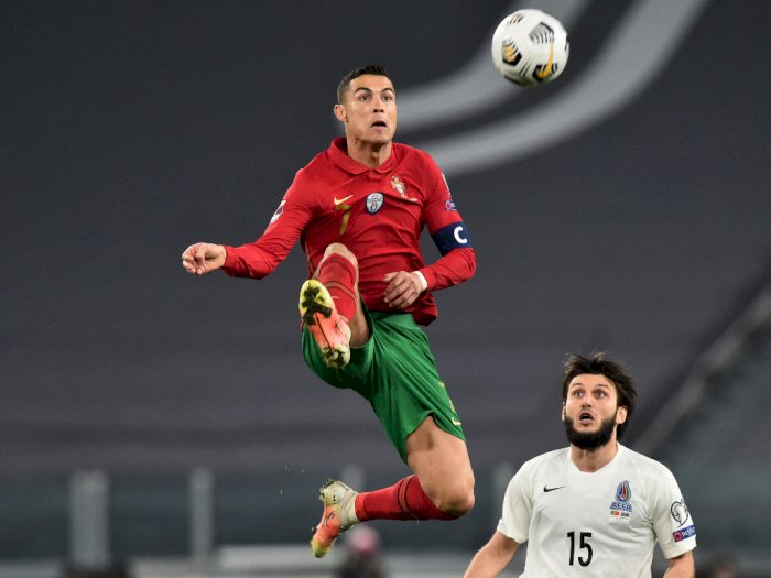 FOTO: Kualifikasi Piala Dunia, Portugal Menang Tipis 1-0 Atas Azerbaijan