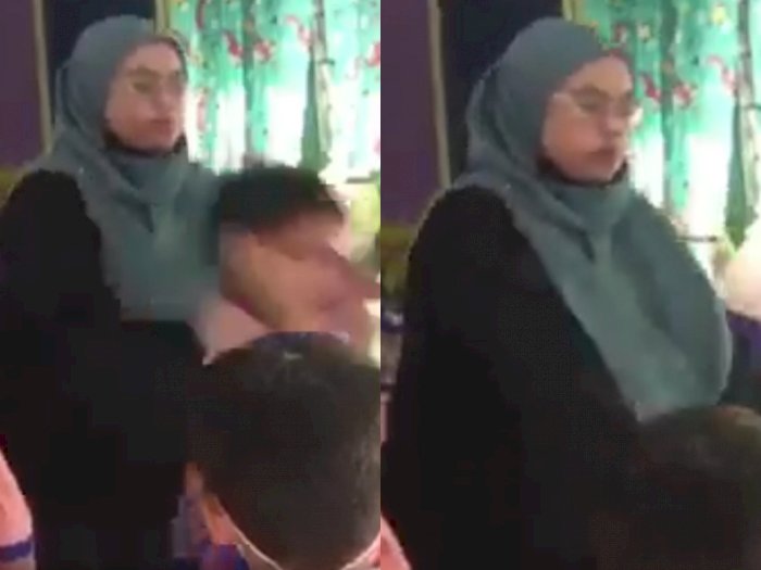 Viral Video Seorang Guru TK yang Marah Terlihat Menggendong Murid dan Melemparkannya