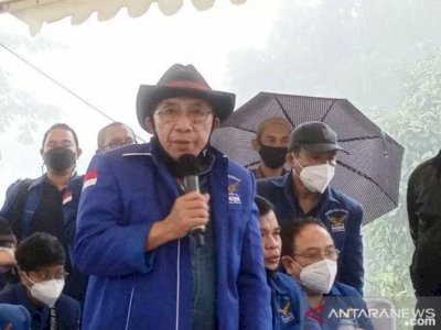 Konpers Partai Demokrat Kubu Moeldoko Dilanda Hujan Petir di Hambalang, Andi Arief Sedih