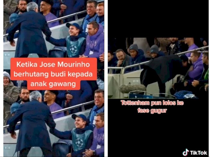 Momen Jose Mourinho Berhutang Budi ke Anak Gawang