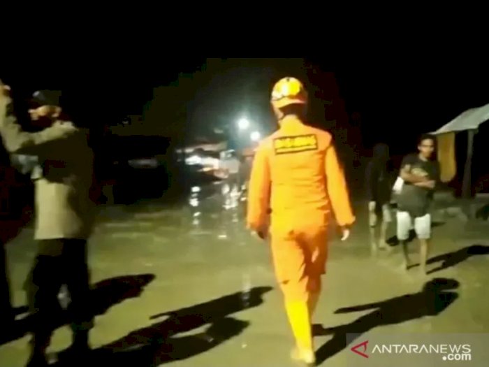 Banjir Bandang di Desa Beka Kabupaten Sigi Panjangnya Sekitar 500 Meter