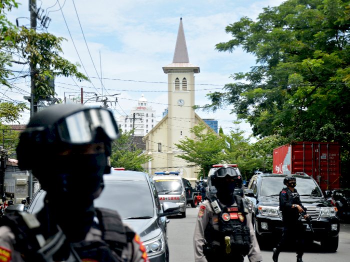 Polri Tingkatkan Pengamanan di Seluruh Gereja Usai Ledakan Bom di Katedral Makassar