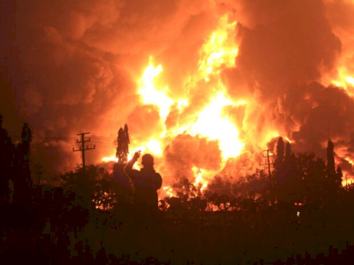 Polda Jabar Turun Tangan Cari Penyebab Kebakaran Kilang Pertamina di Indramayu