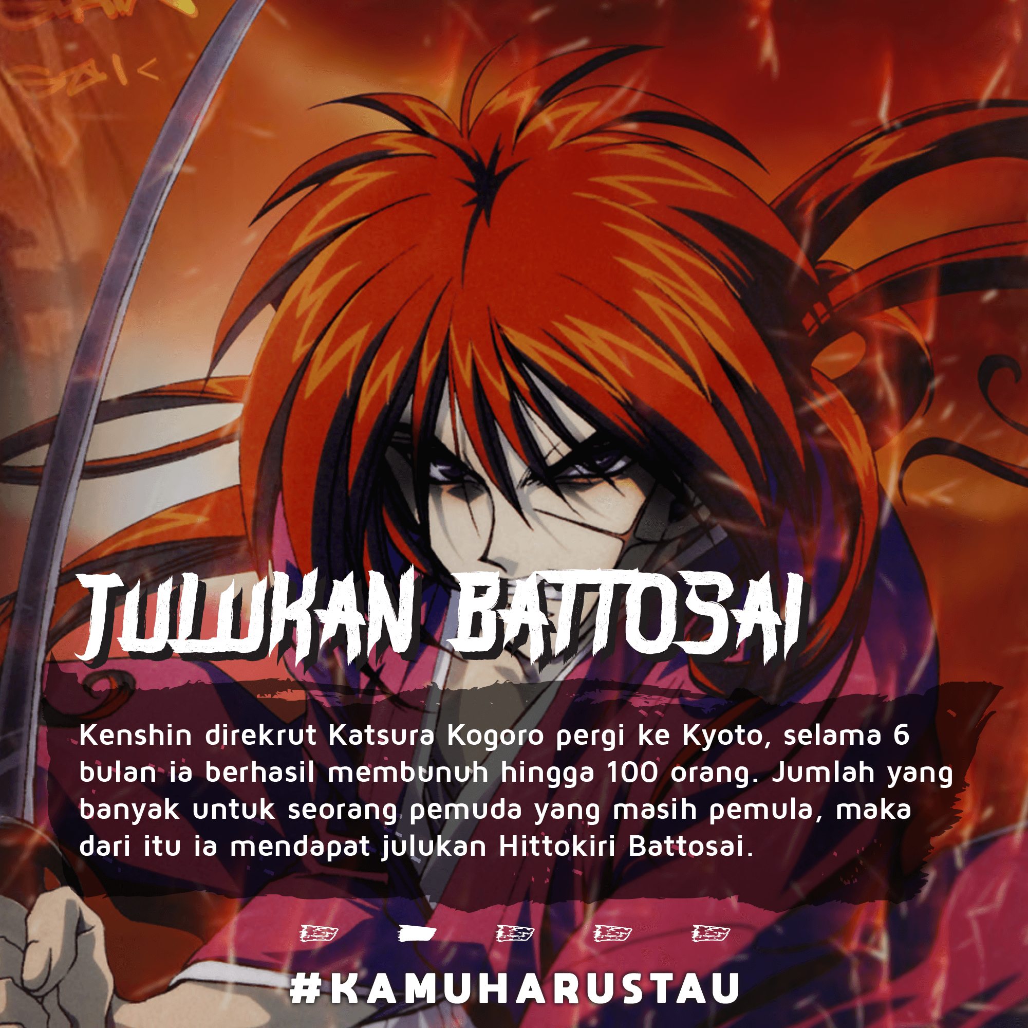 95 Kata Kata Bijak Anime Samurai X – Jederr.com