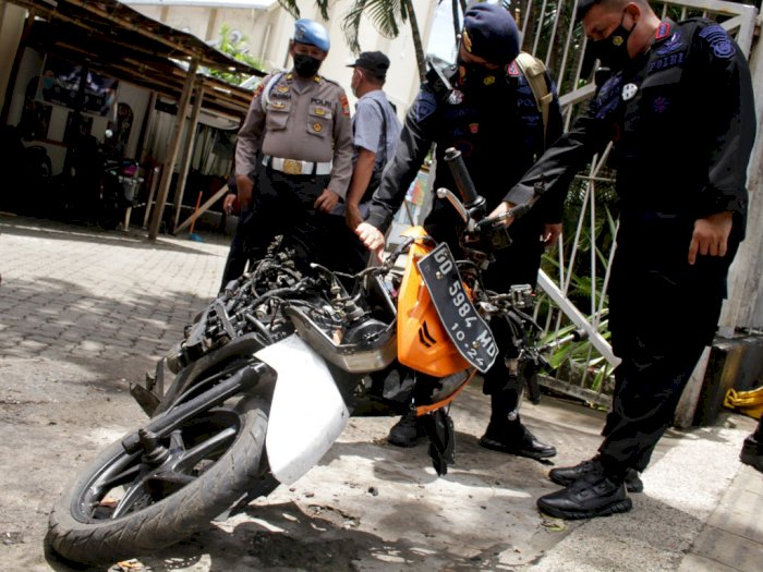 Motor BeAT Milik Pelaku Bom Gereja di Makassar Tak Bayar Pajak Sejak Tahun Lalu!