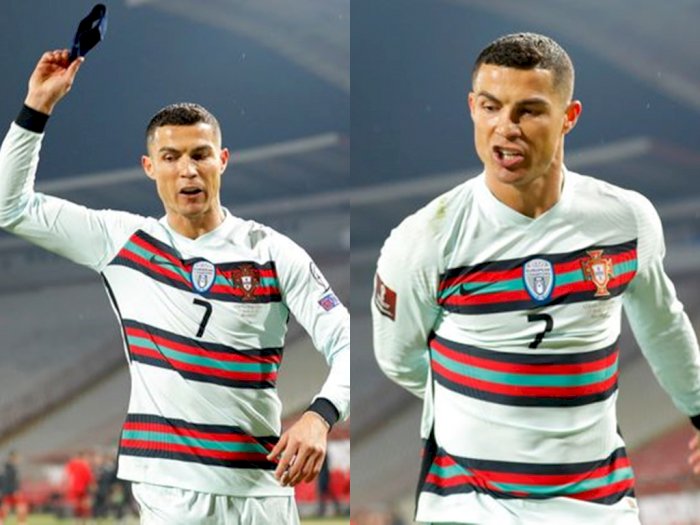Cristiano Ronaldo Ngamuk saat Bertanding Melawan Serbia, Terancam Dapat Hukuman dari FIFA