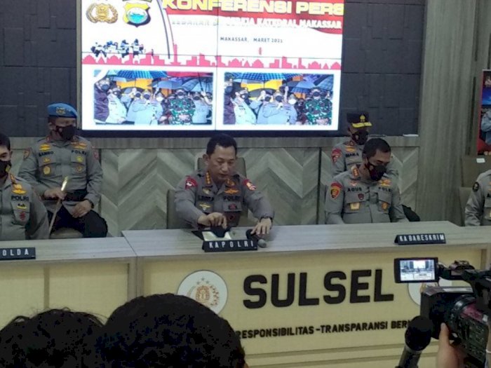 Kapolri Sebut Empat Korban Bom di Makassar sudah Diizinkan Pulang dari RS