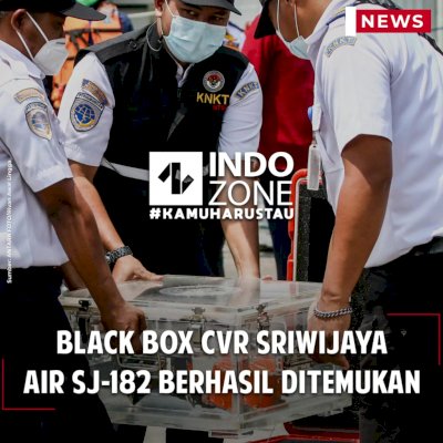 Black Box CVR Sriwijaya Air SJ-182 Berhasil Ditemukan