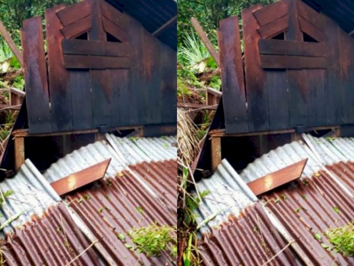 Angin Puting Beliung Terjang Tapteng, Sejumlah  Rumah di 6 Kecamatan Rusak