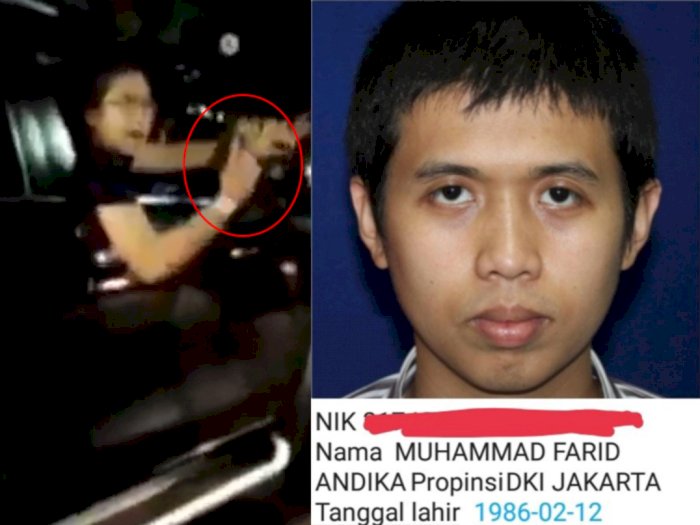 Tampang Farid Andika Pelaku Pengendara Fortuner Koboi Todongkan Pistol, Ditangkap Polisi