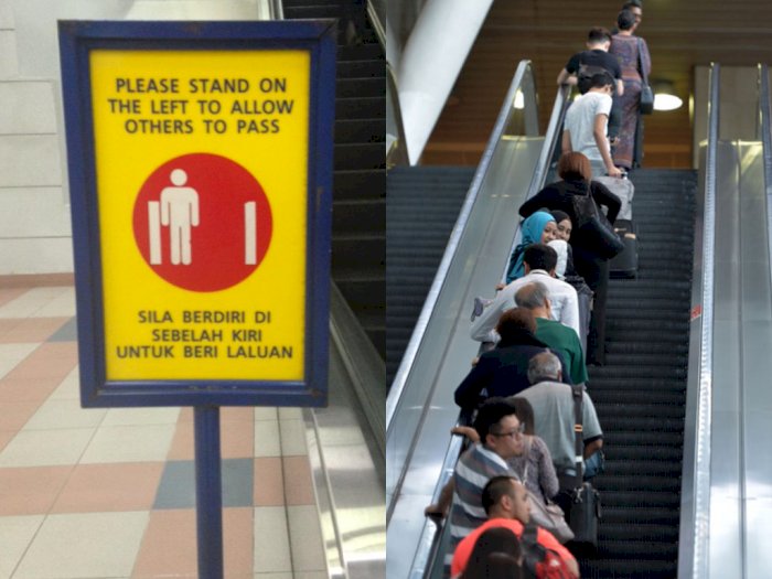 Distrik di Jepang Setujui Aturan yang Mewajibkan Orang untuk Tetap Berdiri di Eskalator