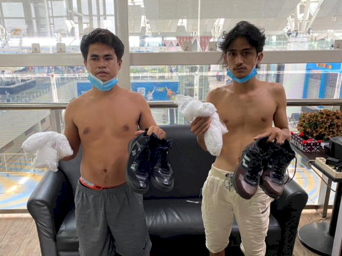 Selundupkan Sabu 2 Kg di dalam Sol Sepatu, Petugas KNIA Tangkap Dua Warga Musibanyuasin 