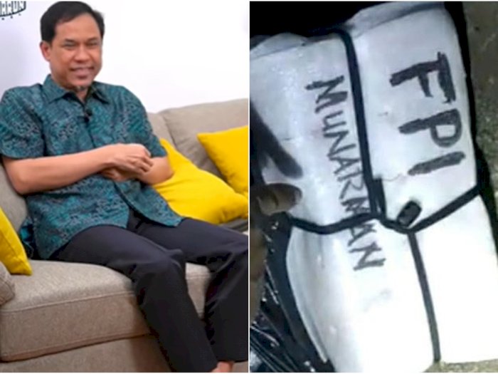 Munarman Geli Melihat Benda Bertulisan 'FPI Munarman': Lucu, Ada Teroris Nulis Namanya