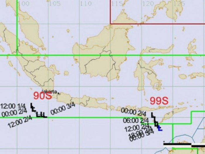 Waspada! Siklon Tropis Seroja Diprediksi Menguat 24 Jam ke Depan
