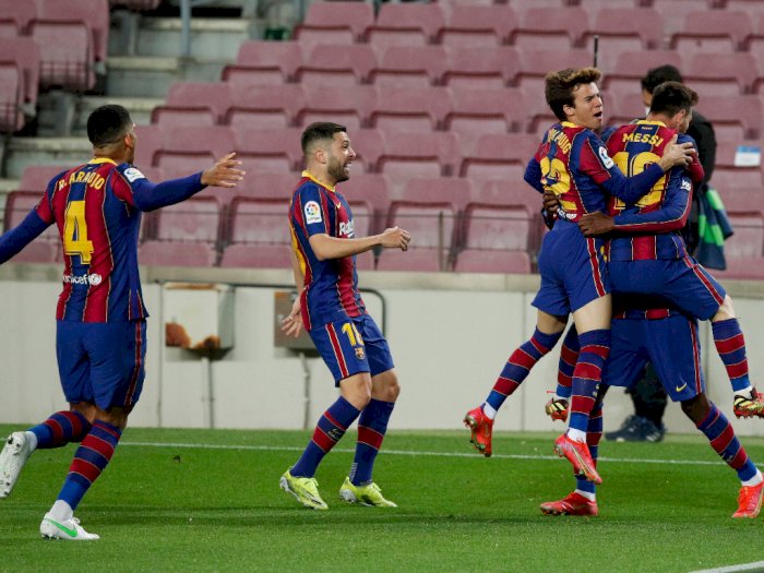 FOTO: Liga Spanyol, Barcelona Menang Tipis 1-0 Atas Real Valladolid