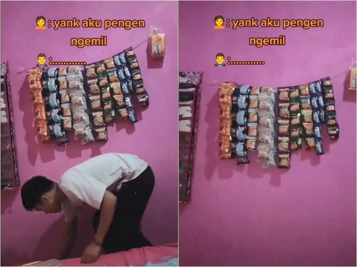 So Sweet! Pria Ini Buatkan Warung Pribadi untuk Pacarnya yang Suka Ngemil, Netizen Iri