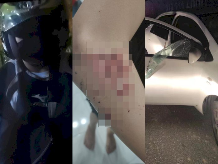 Wanita Ini Dilecehkan Pengendara Motor, Jendela Mobil Dihancurkan & Rambutnya Dijambak